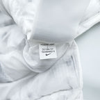 STUSSY × NIKE  Insulated Jacket L White, Green Drawstring Thermore ECODOWN FIBERS MARBLE HO200610MXP