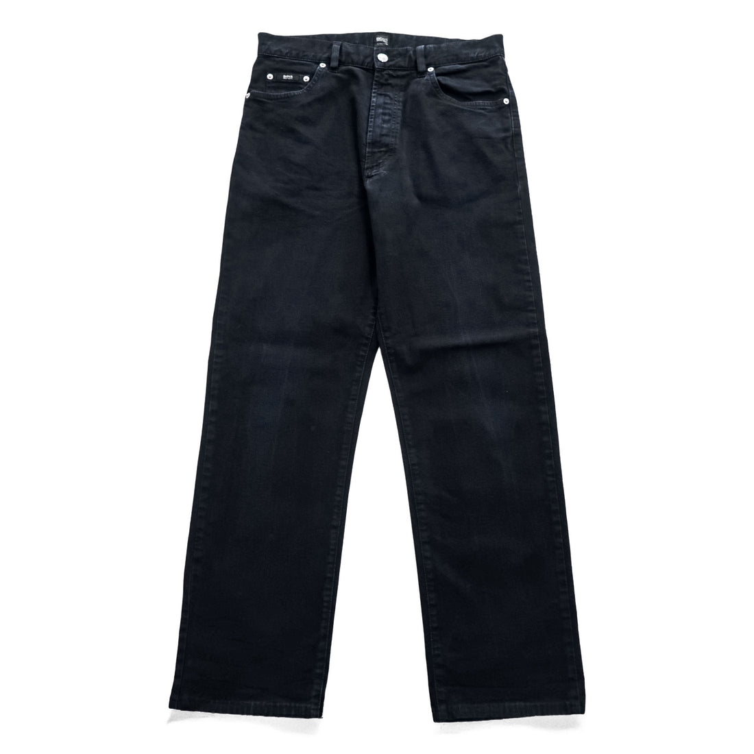 HUGO BOSS Denim Pants Jeans L Black Stretch CUSTER 08364