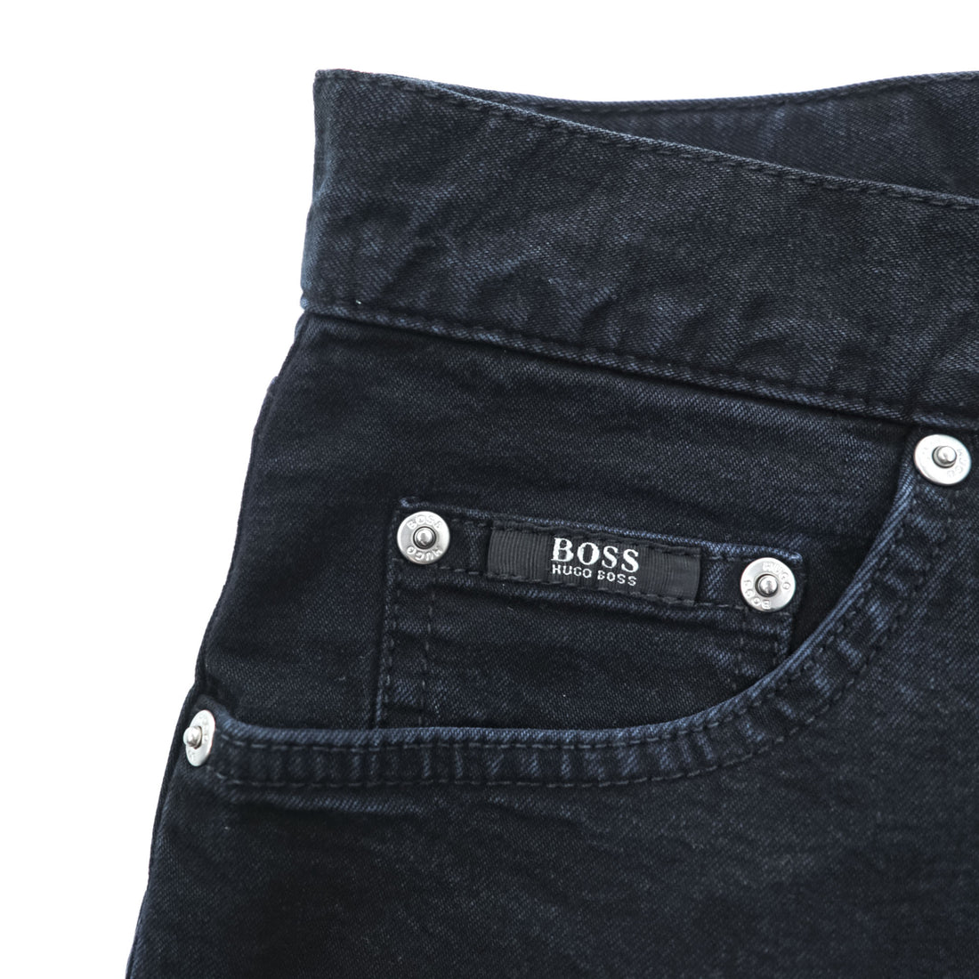 HUGO BOSS Denim Pants Jeans L Black Stretch CUSTER 08364