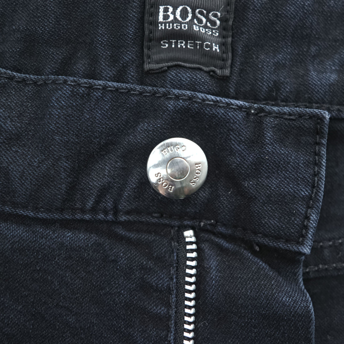 HUGO BOSS Denim Pants Jeans L Black Stretch CUSTER 08364