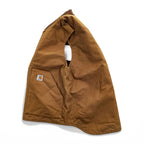 carhartt ダック ワークベスト 中綿 アークティックキルトライニング M ブラウン RELAXED FIT 0V0001
