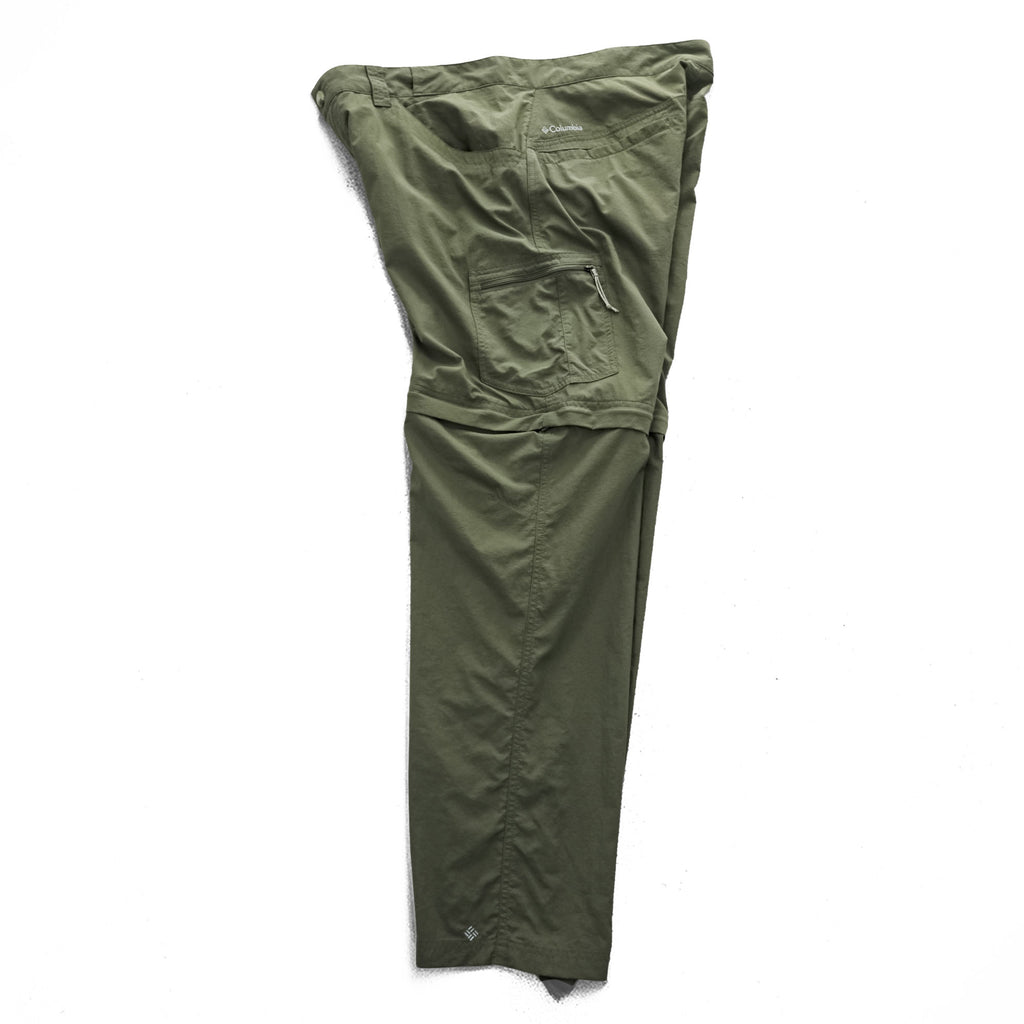 Columbia Convertible Outdoor Shell Pants L Khaki 2-Way OMNI-WICK AM8619