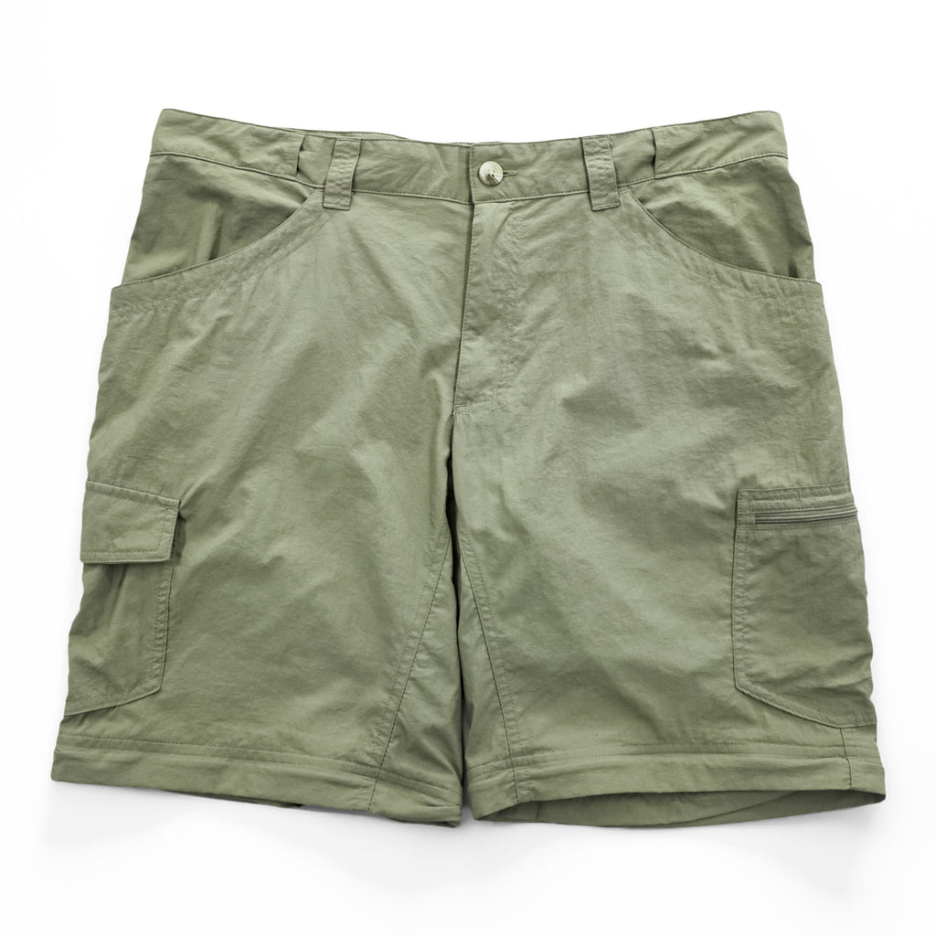 Columbia Convertible Outdoor Shell Pants L Khaki 2-Way OMNI-WICK AM8619