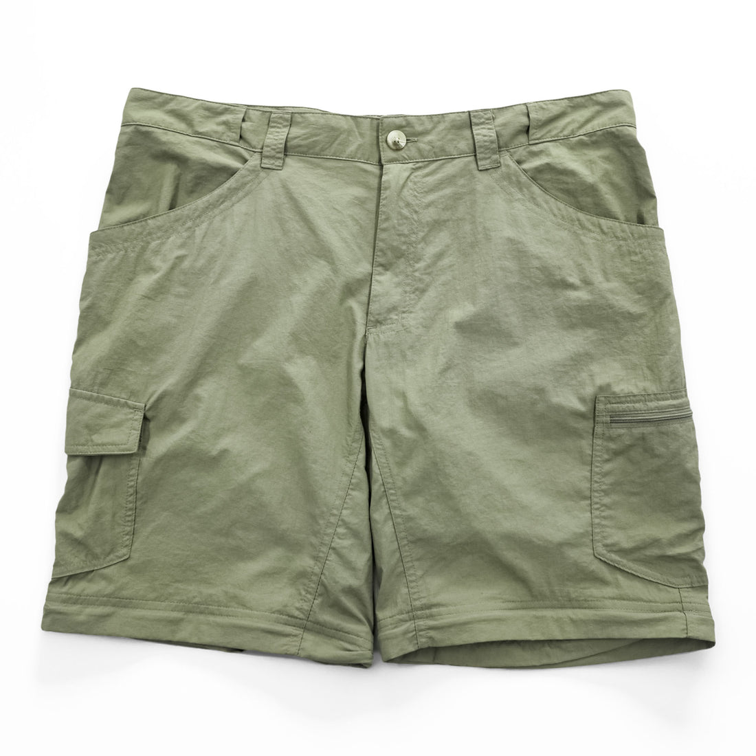 Columbia Convertible Outdoor Shell Pants L Khaki 2-Way OMNI-WICK AM8619