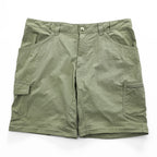 Columbia Convertible Outdoor Shell Pants L Khaki 2-Way OMNI-WICK AM8619