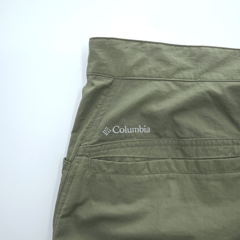 Columbia Convertible Outdoor Shell Pants L Khaki 2-Way OMNI-WICK AM8619