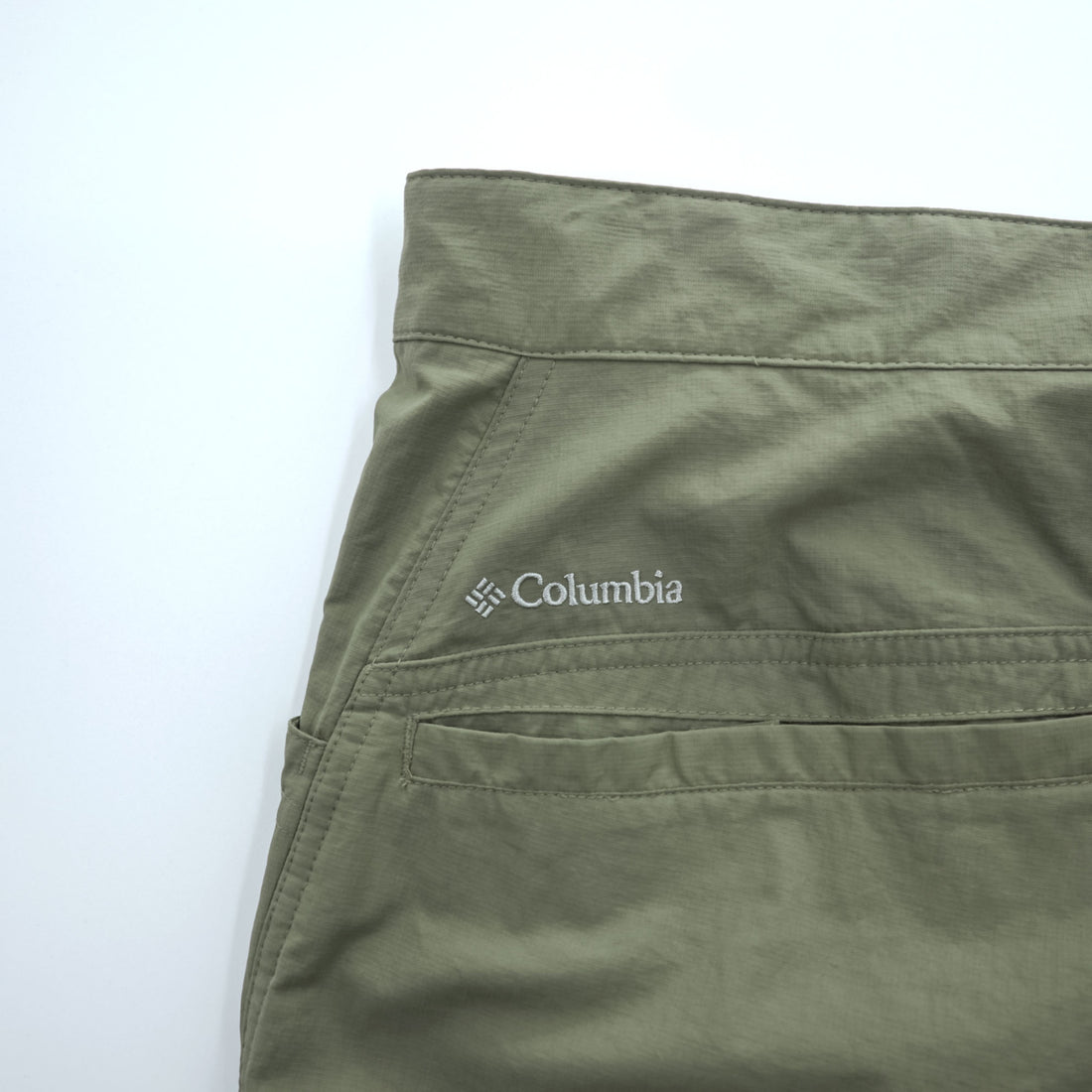 Columbia Convertible Outdoor Shell Pants L Khaki 2-Way OMNI-WICK AM8619