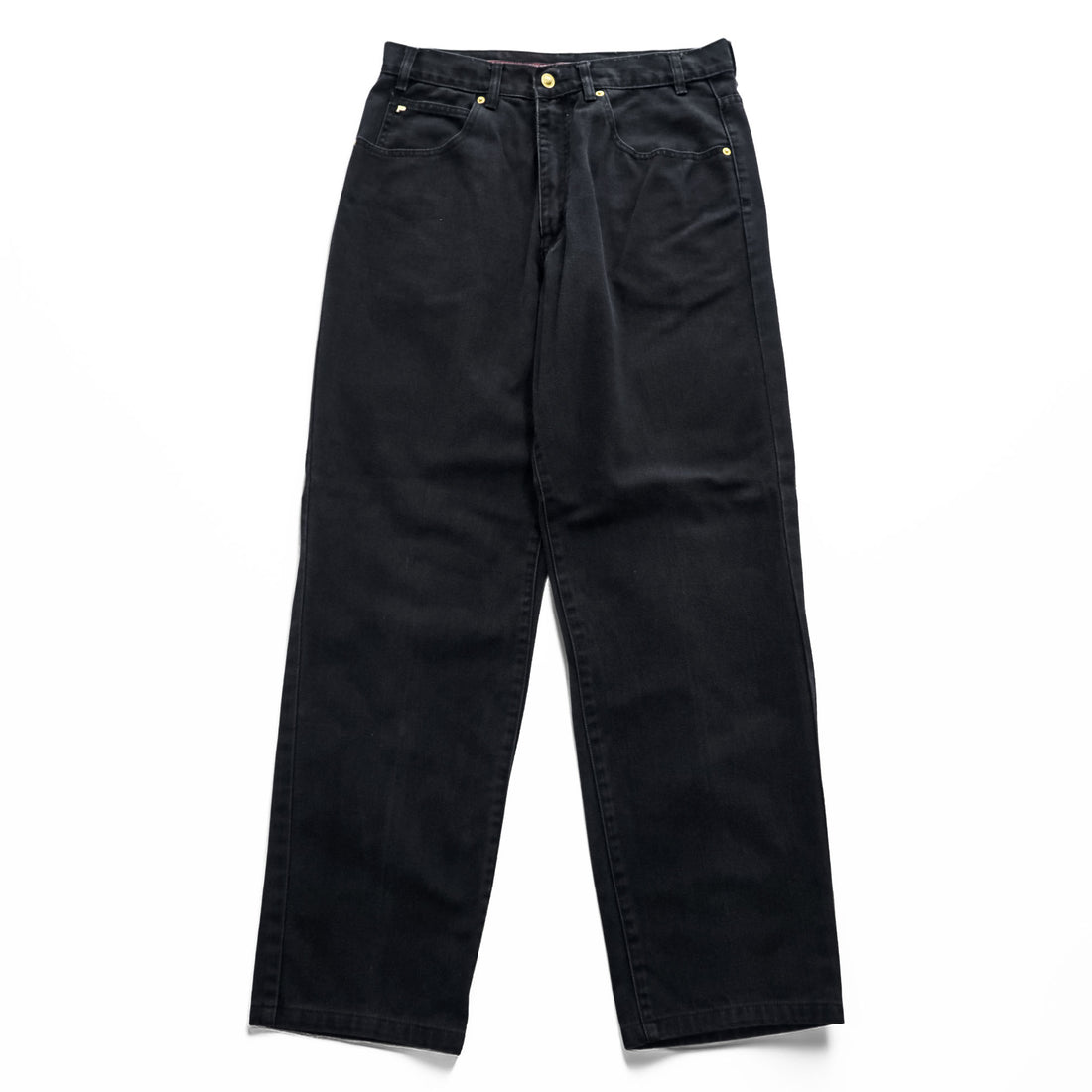 pelle pelle marc buchanan 90s Vintage Denim Pants Jeans L Black Wide Tapered Baggy
