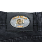 pelle pelle marc buchanan 90s Vintage Denim Pants Jeans L Black Wide Tapered Baggy