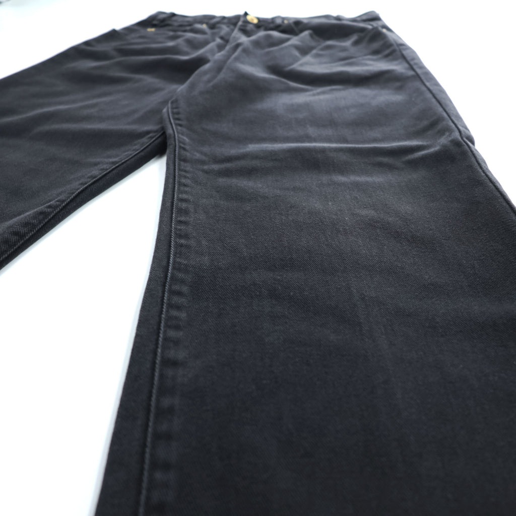 pelle pelle marc buchanan 90s Vintage Denim Pants Jeans L Black Wide Tapered Baggy