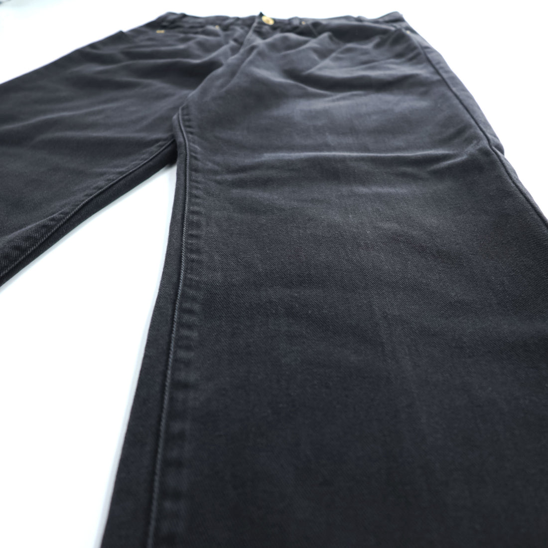 pelle pelle marc buchanan 90s Vintage Denim Pants Jeans L Black Wide Tapered Baggy