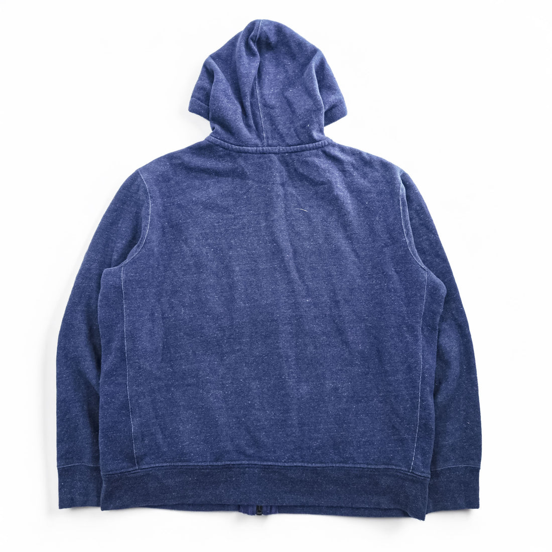 Polo Ralph Lauren リバースウィーブ ジップパーカー 2XL ブルー 裏起毛 ビッグサイズ スモールポニー ロゴ 刺繍