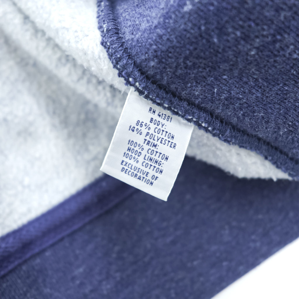 Polo Ralph Lauren リバースウィーブ ジップパーカー 2XL ブルー 裏起毛 ビッグサイズ スモールポニー ロゴ 刺繍