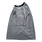 Hanes リンガー Tシャツ XL グレー ワンポイントロゴ All-American Comfort