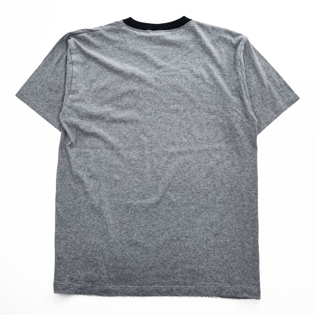 Hanes リンガー Tシャツ XL グレー ワンポイントロゴ All-American Comfort