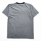 Hanes リンガー Tシャツ XL グレー ワンポイントロゴ All-American Comfort