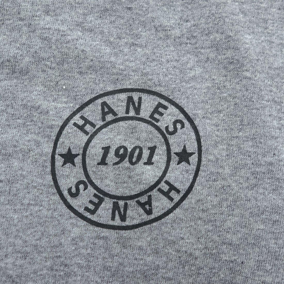 Hanes リンガー Tシャツ XL グレー ワンポイントロゴ All-American Comfort