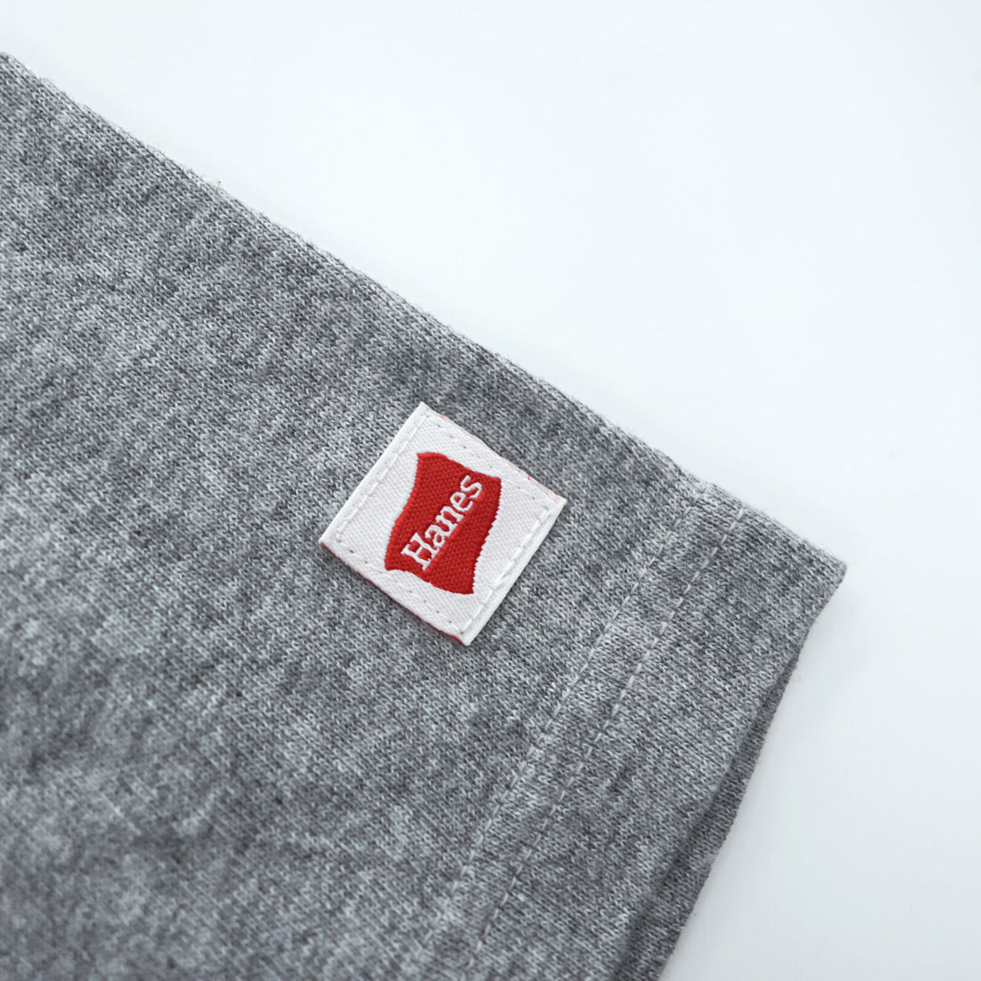 Hanes リンガー Tシャツ XL グレー ワンポイントロゴ All-American Comfort
