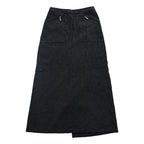 A|X ARMANI EXCHANGE 90年代 ヴィンテージ ロング ラップスカート M ダークグレー フレア