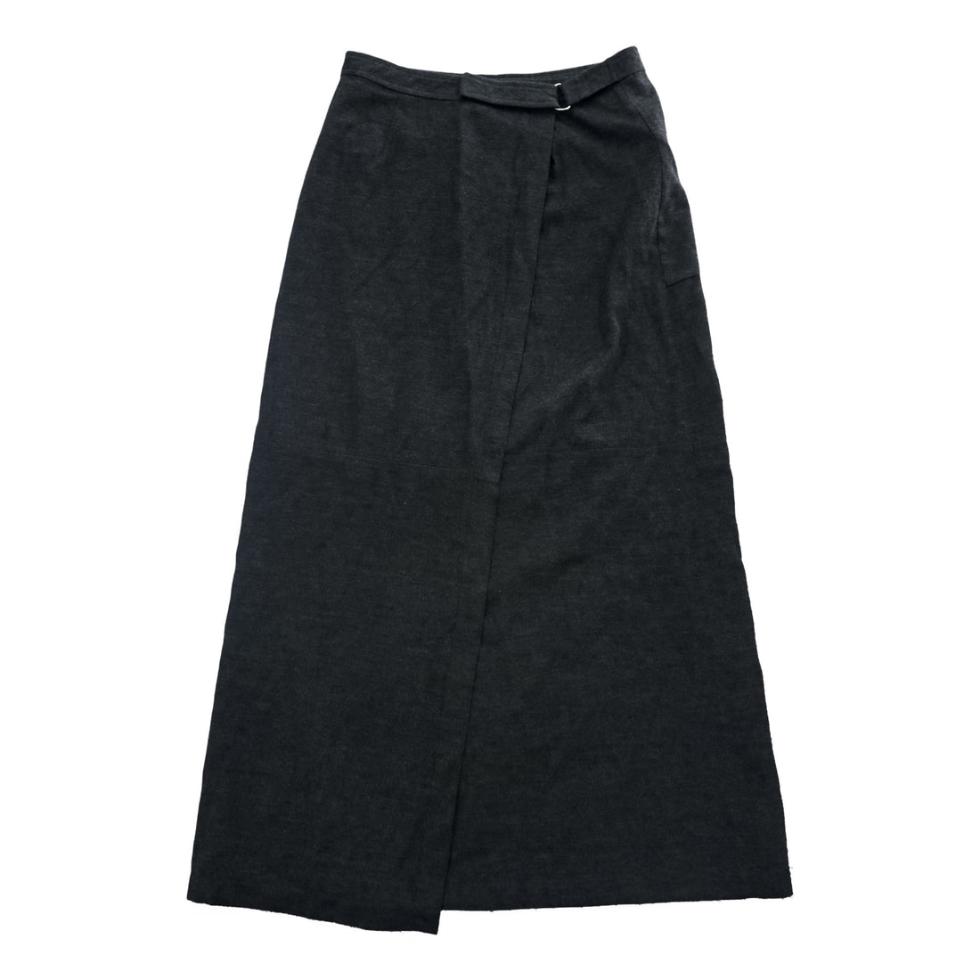A|X ARMANI EXCHANGE 90年代 ヴィンテージ ロング ラップスカート M ダークグレー フレア