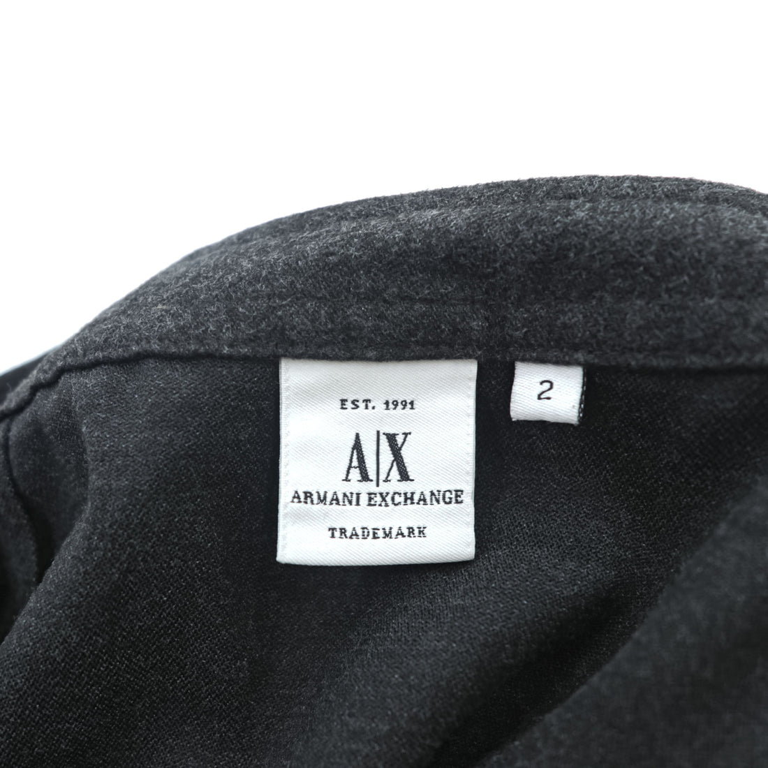A|X ARMANI EXCHANGE 90年代 ヴィンテージ ロング ラップスカート M ダークグレー フレア