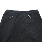 A|X ARMANI EXCHANGE 90年代 ヴィンテージ ロング ラップスカート M ダークグレー フレア