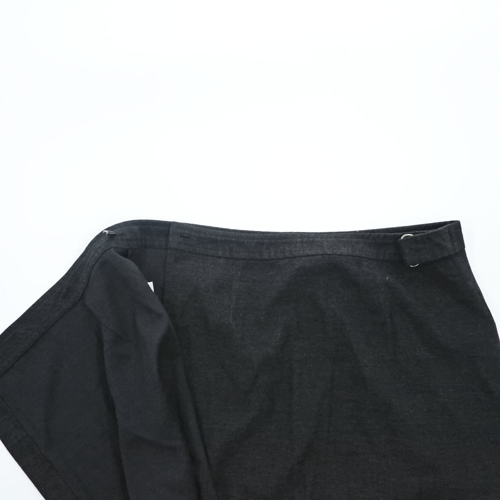 A|X ARMANI EXCHANGE 90年代 ヴィンテージ ロング ラップスカート M ダークグレー フレア