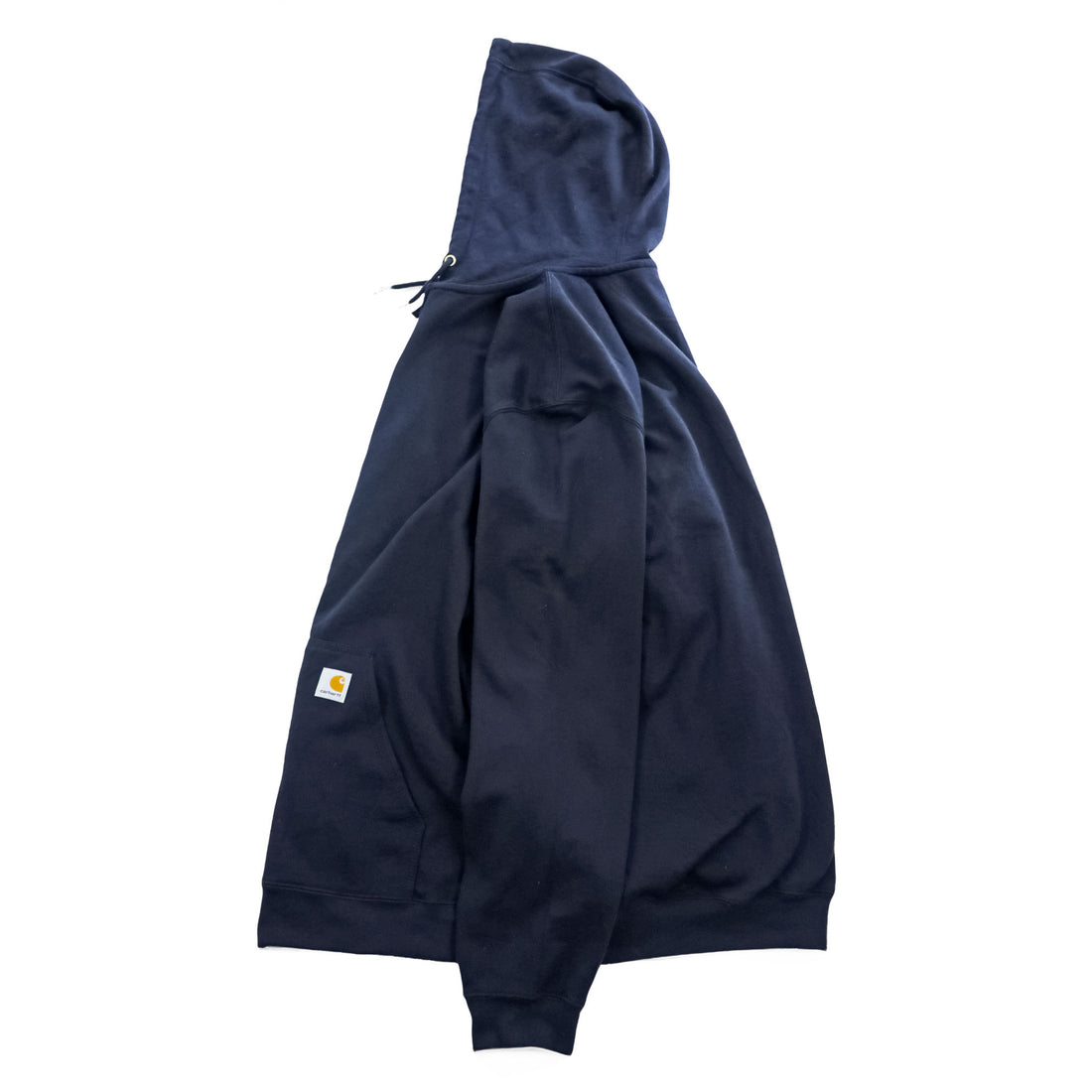 carhartt ジップパーカー 3XL LOOSE FIT ネイビー 裏起毛 ビッグサイズ フロントポケット K122 472