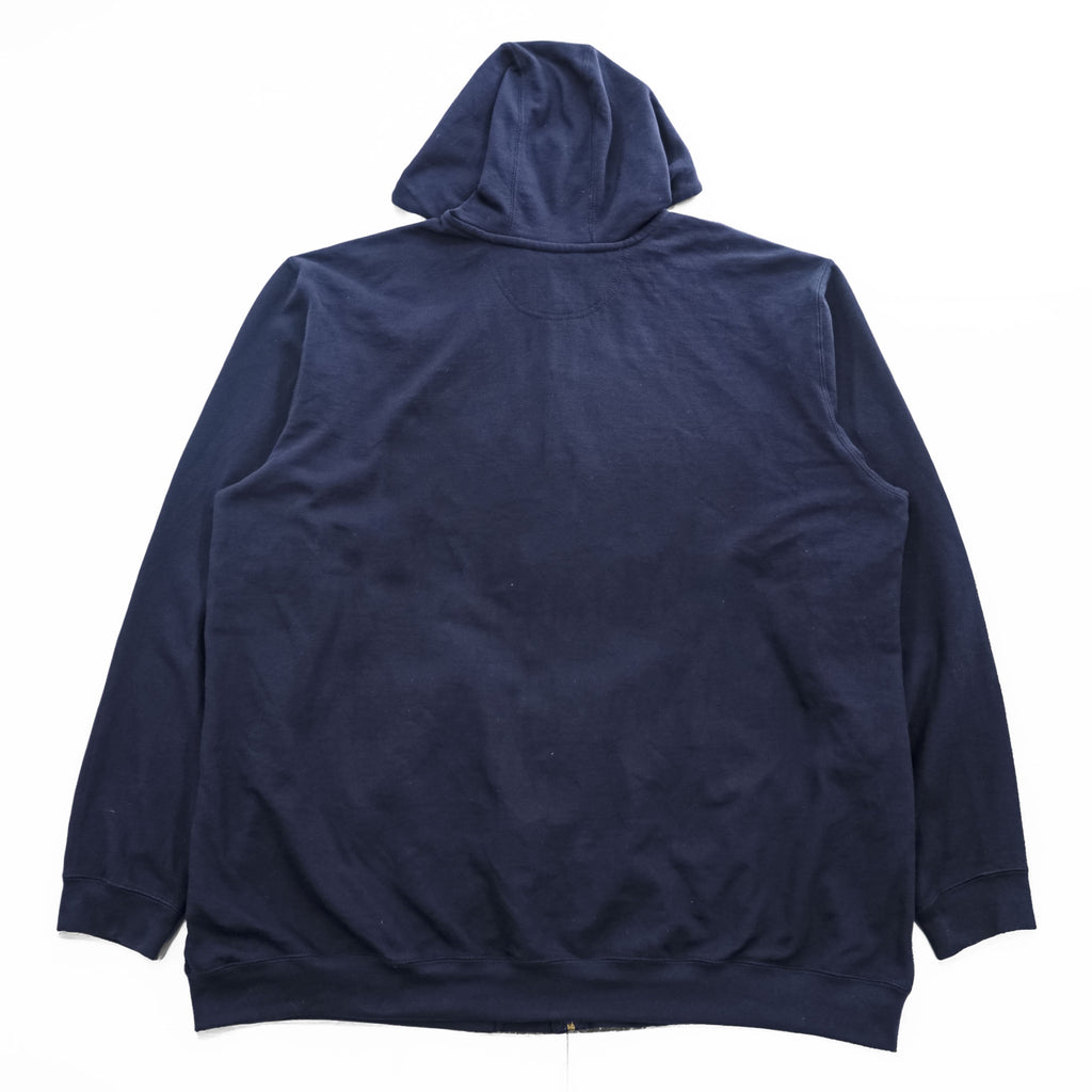 carhartt ジップパーカー 3XL LOOSE FIT ネイビー 裏起毛 ビッグサイズ フロントポケット K122 472