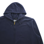 carhartt ジップパーカー 3XL LOOSE FIT ネイビー 裏起毛 ビッグサイズ フロントポケット K122 472