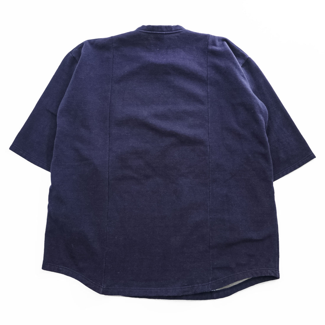 Phatee 日本製 BIG TEE ヘンプ Tシャツ 半袖 スウェット FREE ネイビー 裏起毛 フロントポケット