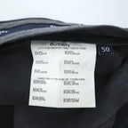BURBERRY 90年代 スペイン製 ヴィンテージ タック ワイド スラックス パンツ XL ブラック プリーツ HAYDEN