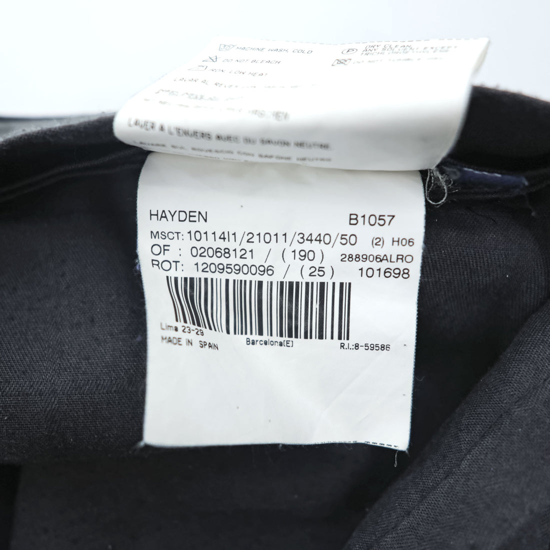 BURBERRY 90年代 スペイン製 ヴィンテージ タック ワイド スラックス パンツ XL ブラック プリーツ HAYDEN