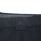 BURBERRY 90年代 スペイン製 ヴィンテージ タック ワイド スラックス パンツ XL ブラック プリーツ HAYDEN