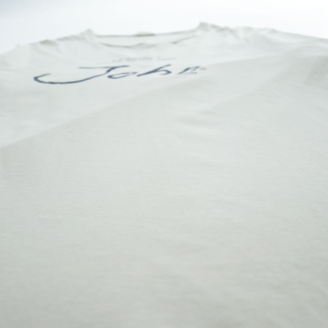 John UNDERCOVER 日本製 プリント Tシャツ XL ホワイト LESSON 1 ESTABLISH THE NAME JUL3802