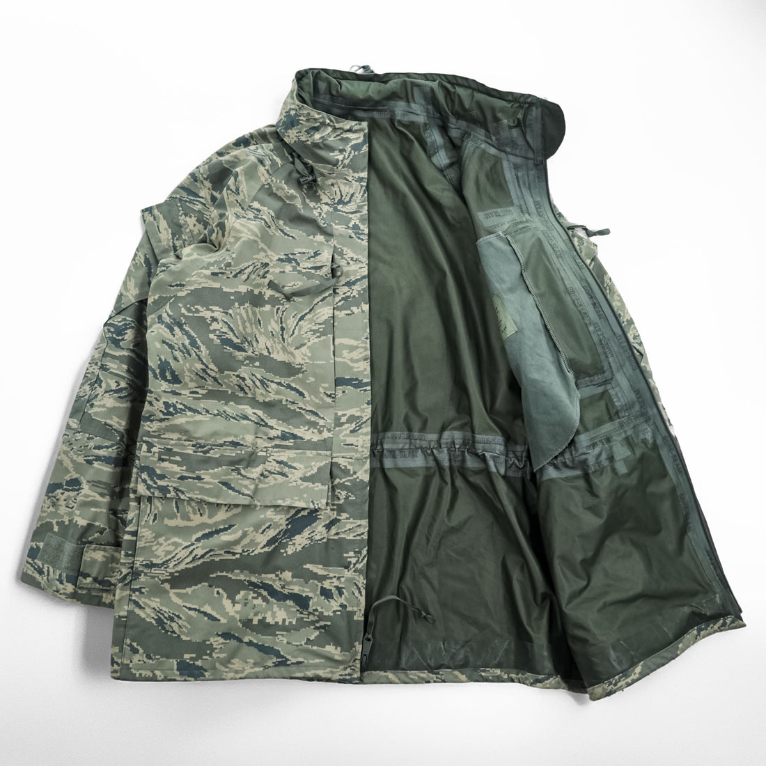 USAF APECS ABU Gore-Tex Parka Digital Tiger Camo Propper Made in USA XL Long
