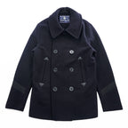 Rugby by RALPH LAUREN Pea Coat L Navy, Melton Wool,  Chin Strap, Royal Army Clothing Department