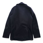 Rugby by RALPH LAUREN Pea Coat L Navy, Melton Wool,  Chin Strap, Royal Army Clothing Department