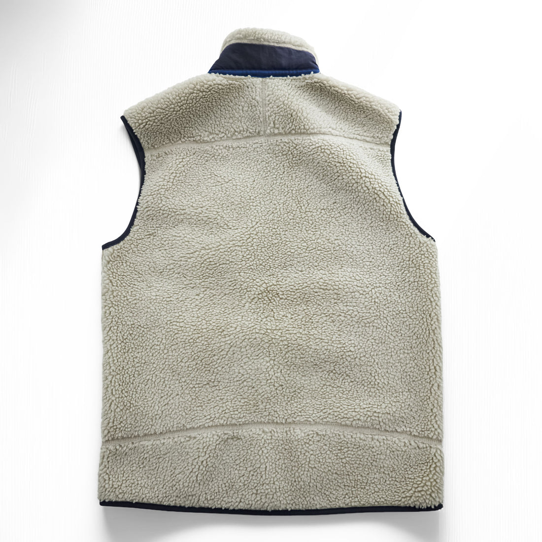 Patagonia クラシック レトロX Classic Retro X ボア フリースベスト M ナチュラル ホワイト ブルー 未使用品 23048