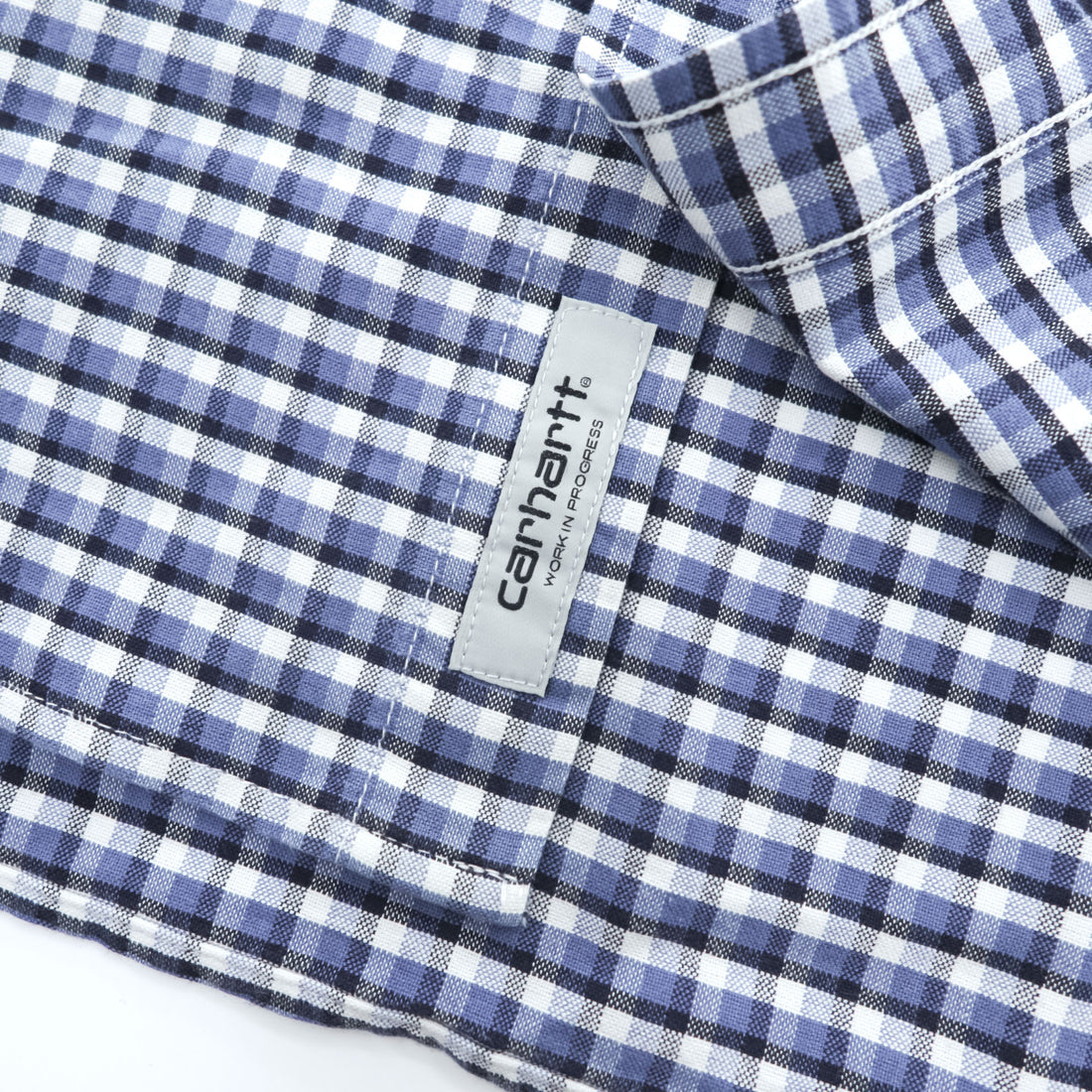 carhartt WIP 長袖 チェックシャツ L ブルー L/S LEMMING SHIRT 胸ポケット I024138