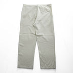 Rhythm Customs Linen Cotton Pants Off White Relaxed Straight Leg Button Fly Casual Trousers