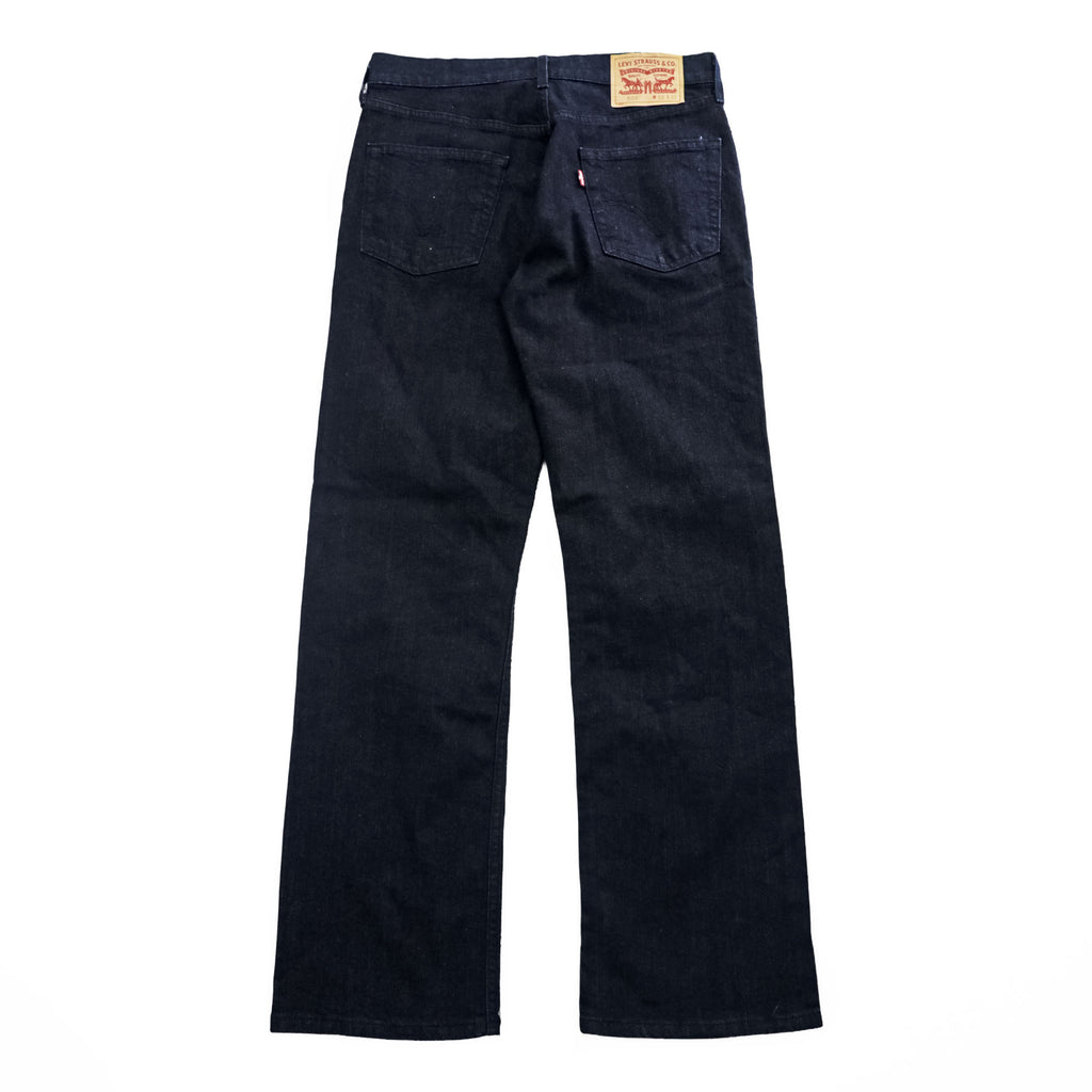 Levi's 506 Indigo Denim Jeans Straight Zip Fly W32 L32 Dark Wash Men's