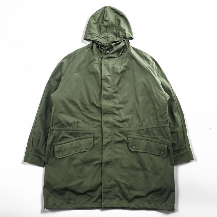 60年代 フランス軍 ヴィンテージ M-64 フィールドパーカー モッズコート XL ドローコード ライナー着脱 WAREIN FLERS 1965 ユーロミリタリー