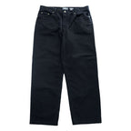 Eddie Bauer 90s Vintage Denim Pants Jeans, Size L, Black, Relaxed Fit