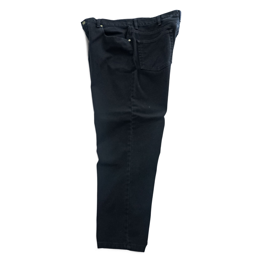 Eddie Bauer 90s Vintage Denim Pants Jeans, Size L, Black, Relaxed Fit