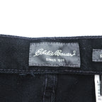 Eddie Bauer 90s Vintage Denim Pants Jeans, Size L, Black, Relaxed Fit