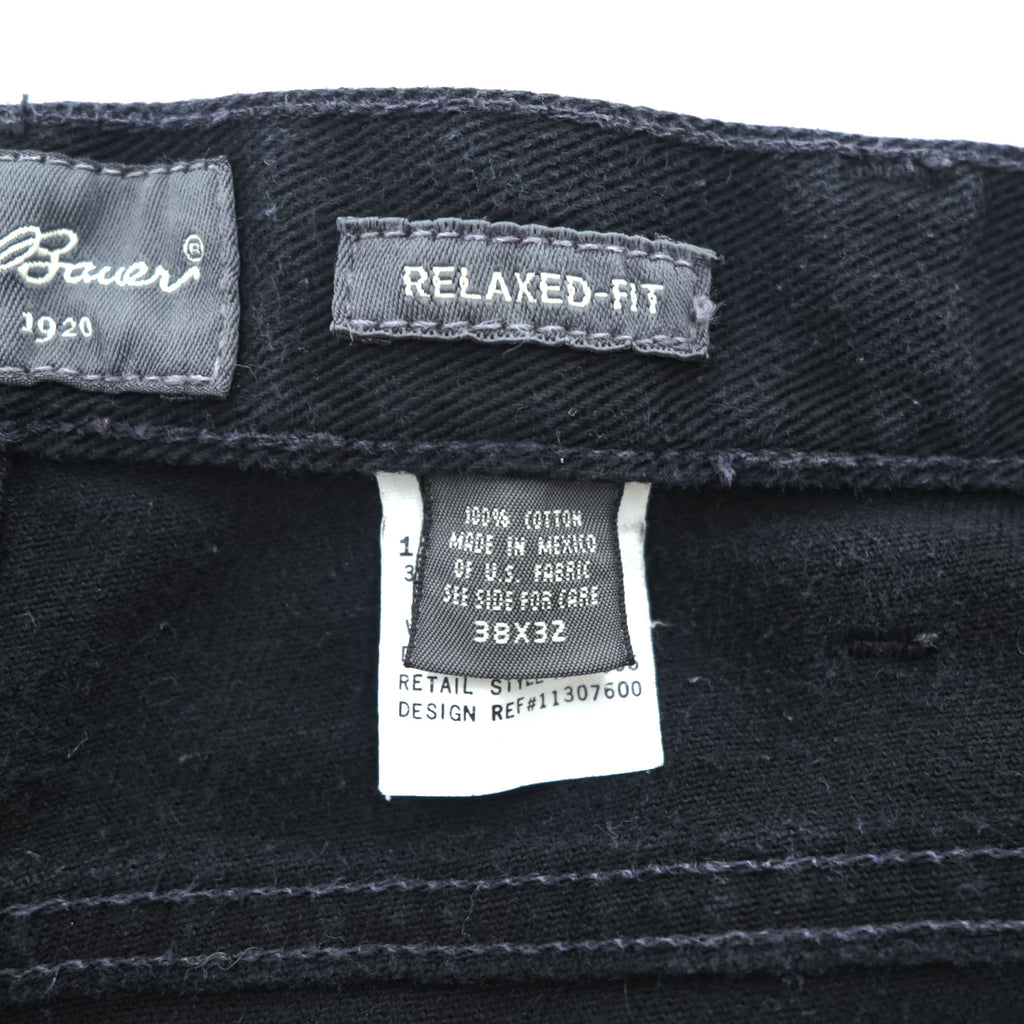 Eddie Bauer 90s Vintage Denim Pants Jeans, Size L, Black, Relaxed Fit