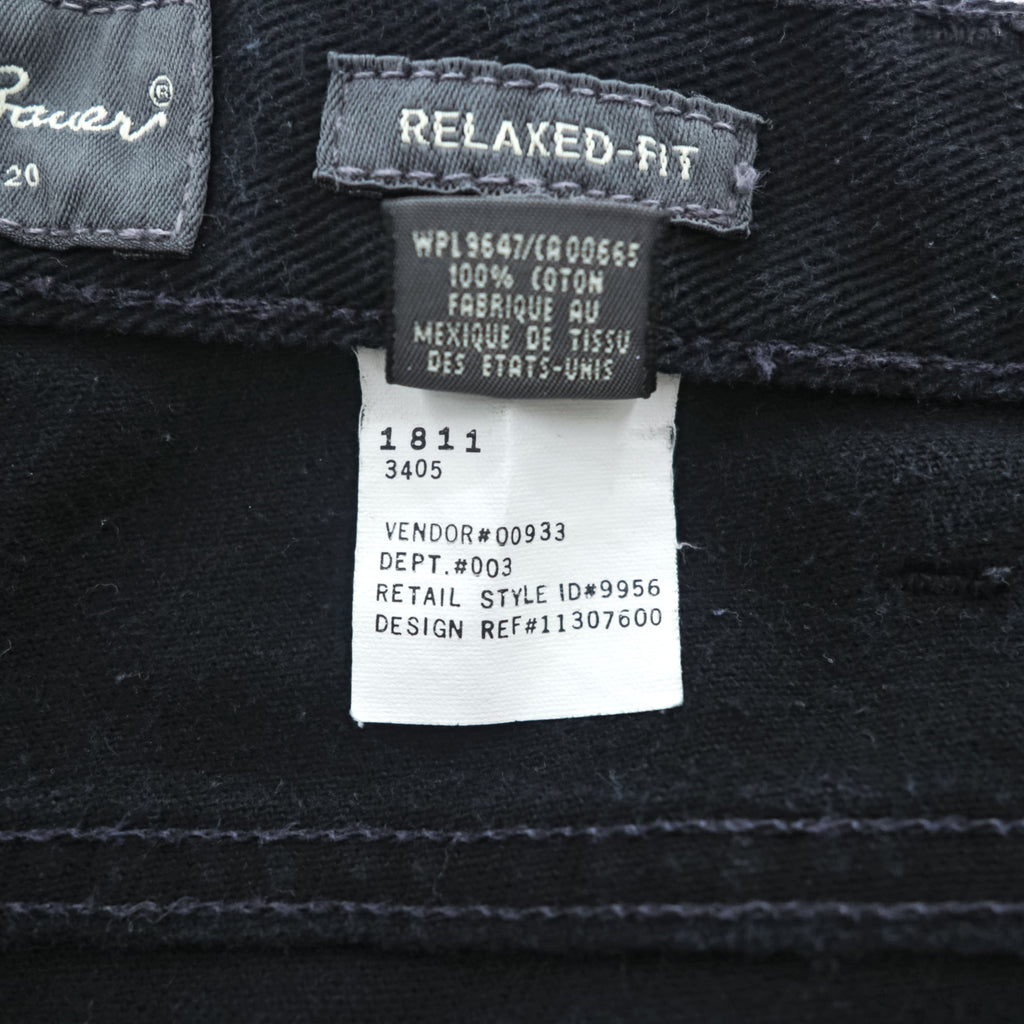 Eddie Bauer 90s Vintage Denim Pants Jeans, Size L, Black, Relaxed Fit