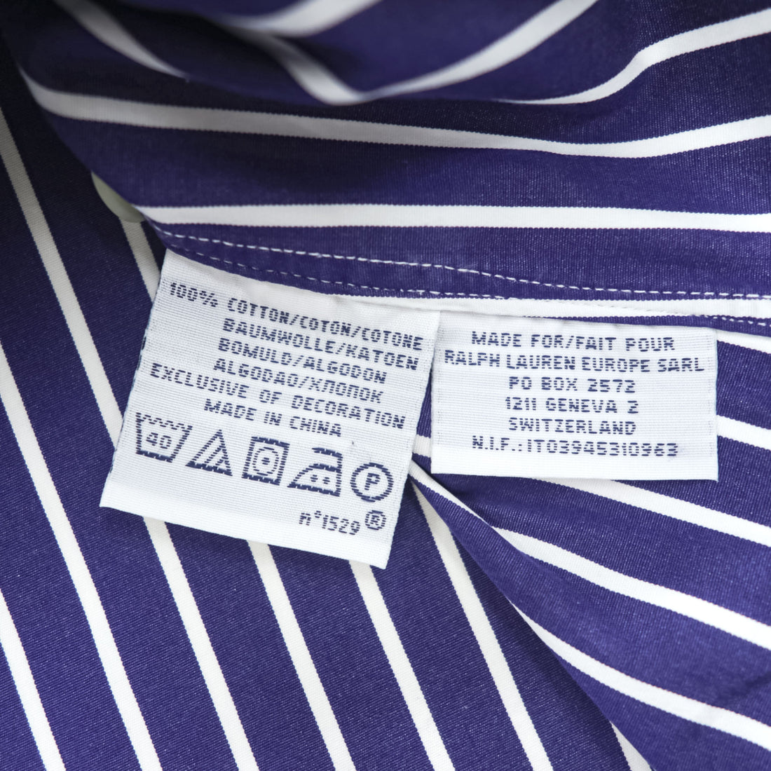 Polo Ralph Lauren 90年代 ヴィンテージ 長袖 ストライプ  ボタンダウンシャツ M ブルー SLIM FIT スモールポニー ロゴ 刺繍
