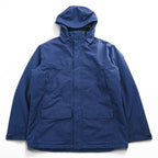 Mountain Hardwear Hooded Insulated Shell Jacket Navy Nylon Quilted Lining OM1575 Men’s XL/TG